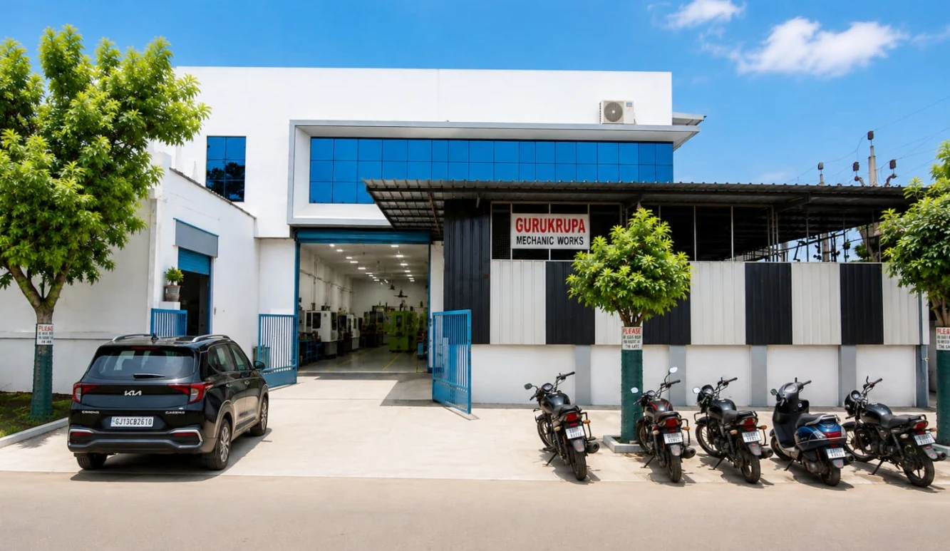 Gurukrupa Mechanic Works factory in Wadhwan, Gujarat