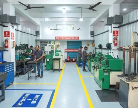 Dedicated precision grinding production floor