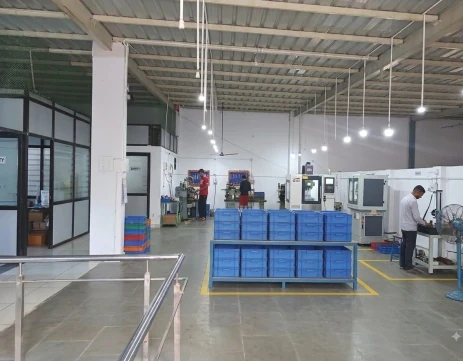 Clean, structured general manufacturing area
