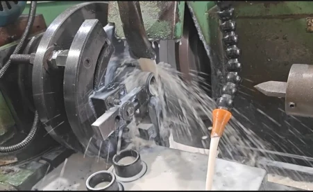 Bush OD Grinding at Gurukrupa Mechanic Works