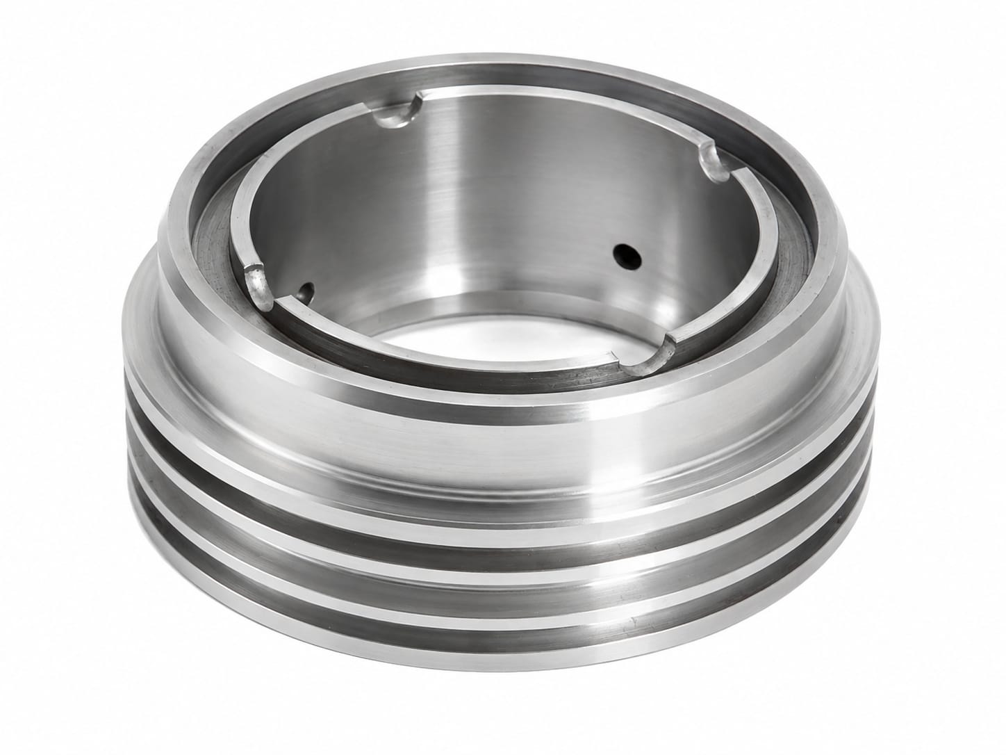 Precision machined pulley